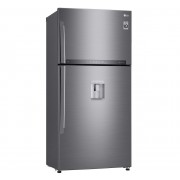 Frigider cu 2 usi LG GTF916PZPZD, No Frost, L 86 cm, H 184 cm, 592 l, A++, Dozator apa, Doorcooling™, Wi-Fi, Argintiu platină
