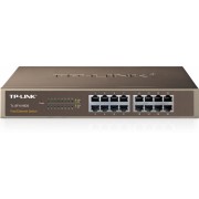 Switch 16 porturi 10/100 TP-LINK TL-SF1016DS, carcasa metalica, rack 13" 1U