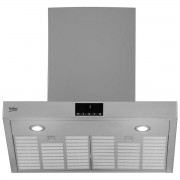 Hota Beko HCB61734BX, Semineu dreapta, 680 m3/h, 4 viteze, Display, Led, Inox