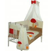 Deseda - Lenjeria pat 8 piese Ciupercuta fermecata