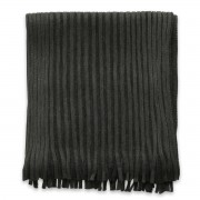 Férfi sál szürke-grafitszürke színben, csíkos mintával 9965