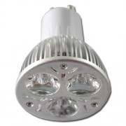 LED žárovka GU10 3xSMD 3x1W 6000-6500K studená bílá - cool white