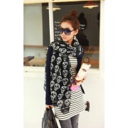 Esarfa cranii neagra