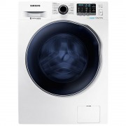 Masina de spalat rufe cu uscator Samsung Crystal Blue Eco Bubble WD70J5A10AW, 7kg/4kg, 1400 RPM, Clasa A, Display, Inverter, Alb