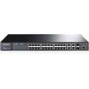 Switch L2 cu management full 24 porturi 10/100 TP-LINK TL-SL5428E - doua porturi 10/100/1000 + doua sloturi SFP combo