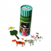 Joc magnetic Momki - Ferma animalelor