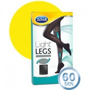 Scholl Light Legs Meias de Compressão 60DEN Cor Preta Tamanho S
