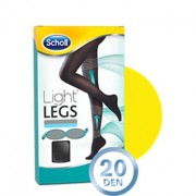 Scholl Light Legs Meias de Compressão 20DEN Cor Preta Tamanho M