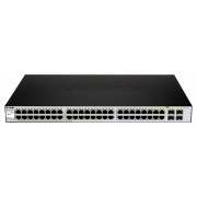 Switch Smart 48 port-uri Gigabit, incl. 4 sloturi Combo Gigabit/SFP, 19inch 1U rack-mountable, D-LINK "DGS-1210-48"