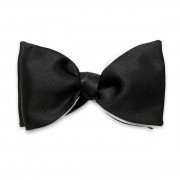 Férfiak klasszikus kikötve pillangó Willsoor 8157 a fekete szín