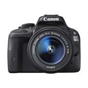 Canon EOS 100D 18 Megapixel Digital SLR Camera with Lens - 18 mm - 55 mm - Black
