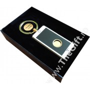 Bricheta breloc, anti vant USB, in forma de iPhone, cu led