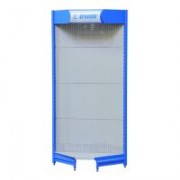 Expozitor aditional de colt cu gauri perforate si iluminare Unior 995ZDNL