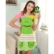 Pijama bumbac cu broscuta