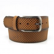 Férfi bőr öv Willsoor 7743 -ban barna szín