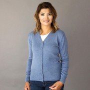 Női pulóver Willsoor 8132 -ban kék szín