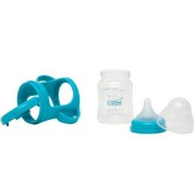 Biberon cu protectie U-Grow A-1009, Sticla, 120 ml
