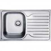 Chiuveta Franke Polar PXL 611 Inox dekor 101.0250.074, 780x490mm, 1B 1D, Cuva stanga