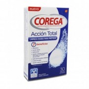 Corega Ação Total Pastilhas Limpeza 30 Unidades