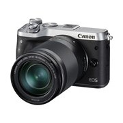 Canon EOS M6 24.2 Megapixel Mirrorless Camera with Lens - 18 mm - 150 mm - Silver