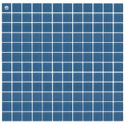 Maxwhite L18 Mozaika skleněná modrá 29,7x29,7cm sklo