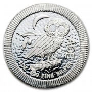 New Zealand Mint Stříbrná mince 2 Dollars Athenian Owl (sova athénská, sýček obecný) Niue 1 Oz 2017