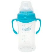 Biberon U-Grow A-1078, Sticla, 240 ml