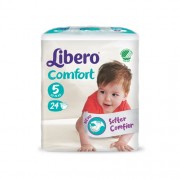 Libero Baby Comfort Fit N5 Fraldas (10-16Kg) 24unid