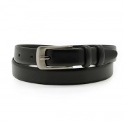 Női fekete bőr öv 10609
