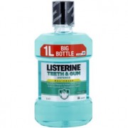 Listerine Teeth & Gum Defence elixir bucal contra a placa bacteriana e para ter uma gengivas saudáveis sabor Fresh Mint 1000 ml