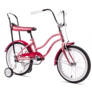 Bicicleta Pegas cu roti ajutatoare - Mezin , Roz
