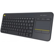 TASTATURA LOGITECH K400 Plus - INTNL - US International layout - negru (920-007145)