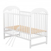 Baby Needs - Patut din lemn Oskar 120x60 cm