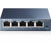 Switch 5-Port-uri 10/100/1000Mbps Gigabit, carcasa metalica, TP-LINK TL-SG105