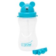 Cana U-Grow A-1023 cu pai si curea, Ursulet, 500 ml