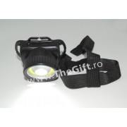 Lanterna frontala 3W COB LED, lumeni