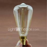 e14 AC220-240V 40w zijde koolstof gloeidraad gloeilampen T48 rond pearl e14 AC220-240V 40w zijde koolstof gloeidraad gloeilampen T48 rond pearl