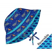 Iplay - Palarie soare copii cu doua fete Octopus 6-18 luni UPF50+