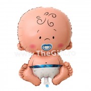 Balon maxi, folie, in forma de baietel