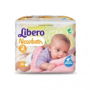 Libero Baby Soft 2 Mini Fraldas (3-6Kg) 36unid.