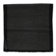 Sál fekete pepita mintával 11050